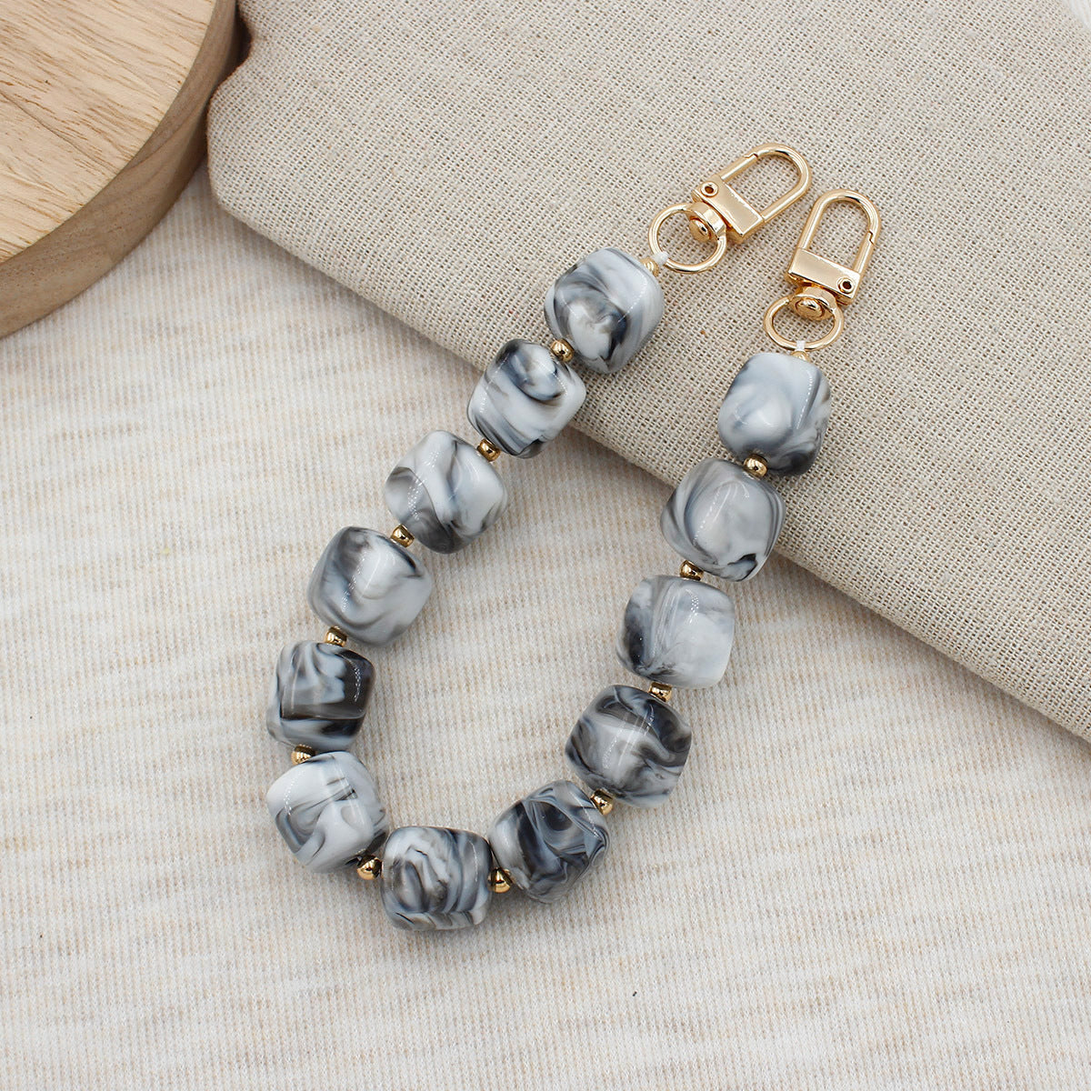 Chunky Beaded Brillen Kette Brehn