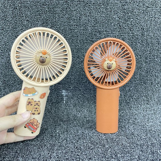 Unisex Tragbarer Handventilator mit niedlichem Tierdesign und USB-Ladefunktion Brehn