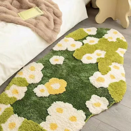 Floral Print Teppich Brehn