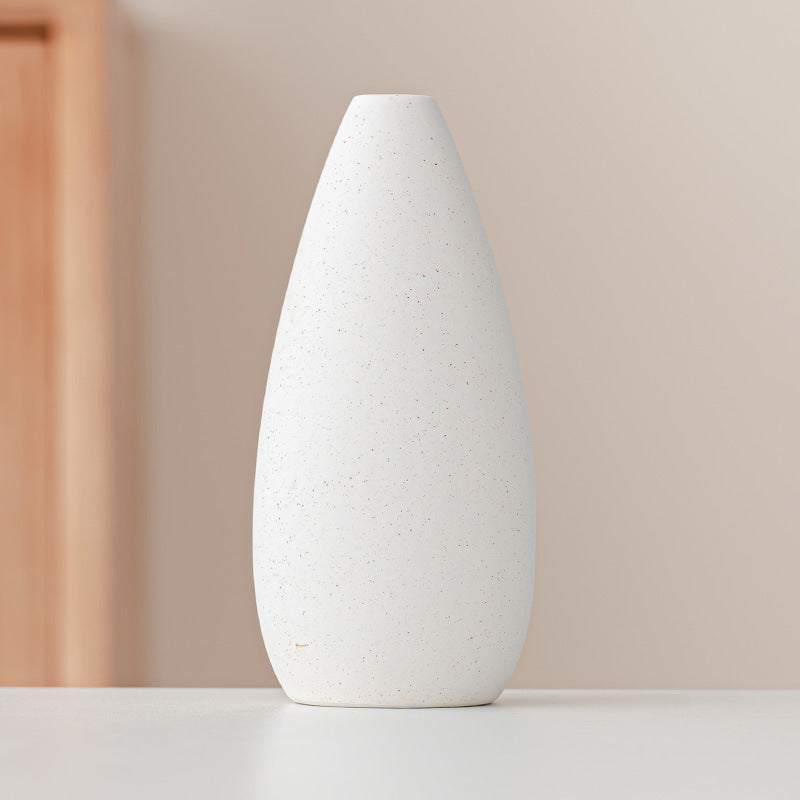 Strukturierte eiförmige dekorative Vase