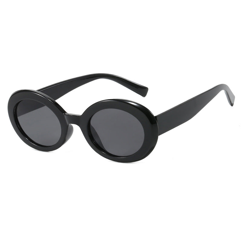 Damen runde Sonnenbrille mit elegantem Kunststoffrahmen und UV-Schutz Brehn