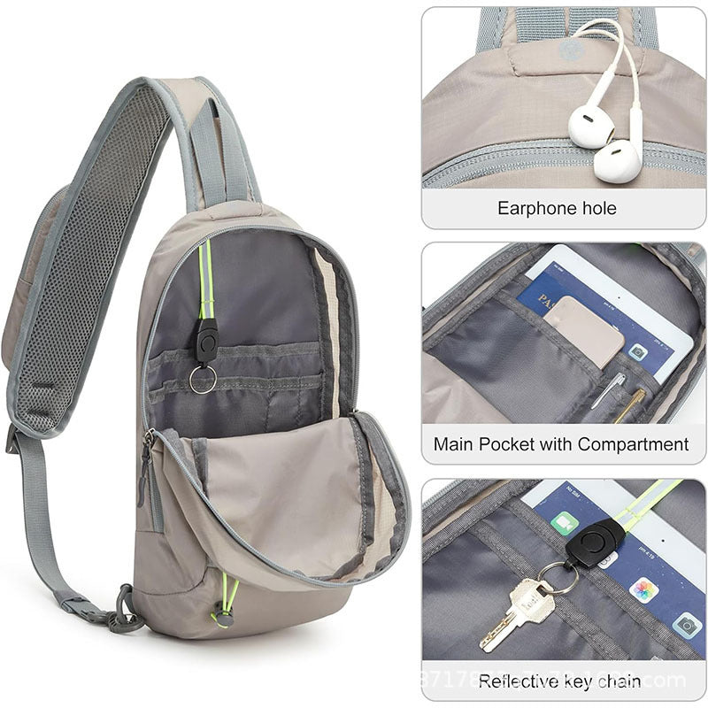 Eleganter Sling-Rucksack mit Wasserabweisendem Material und Ergonomischem Design Brehn