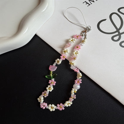 Blumiger Perlenbrillenhalter Brehn