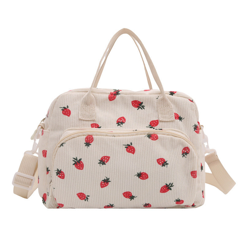 WoPlayful Erdbeer Druck Crossbody Tasche Brehn