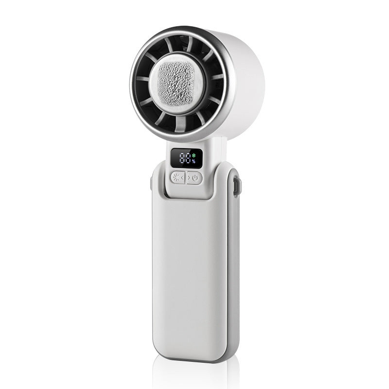 Damen Tragbarer Handventilator mit LCD-Display und variabler Geschwindigkeitsregelung Brehn