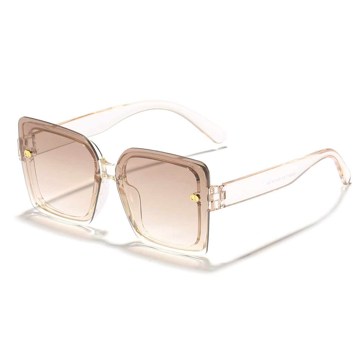 Damen modische Sonnenbrille mit quadratischem Design und hochwertigem Rahmen Brehn