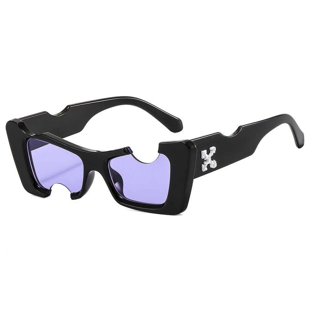 Damen futuristische Designer-Sonnenbrille Brehn