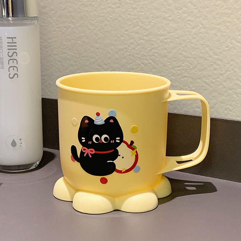 Keramiktasse mit Liebevollem Katzenmotiv Brehn