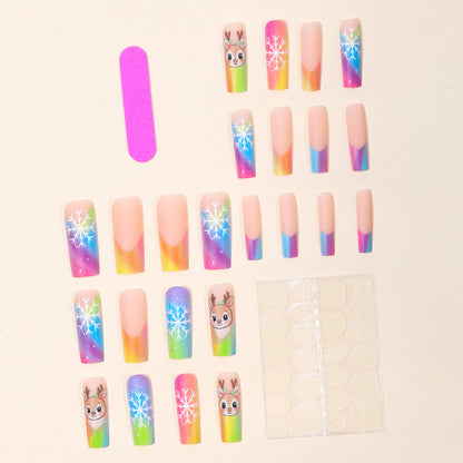 Festive Holiday Nail Art Extensions Brehn