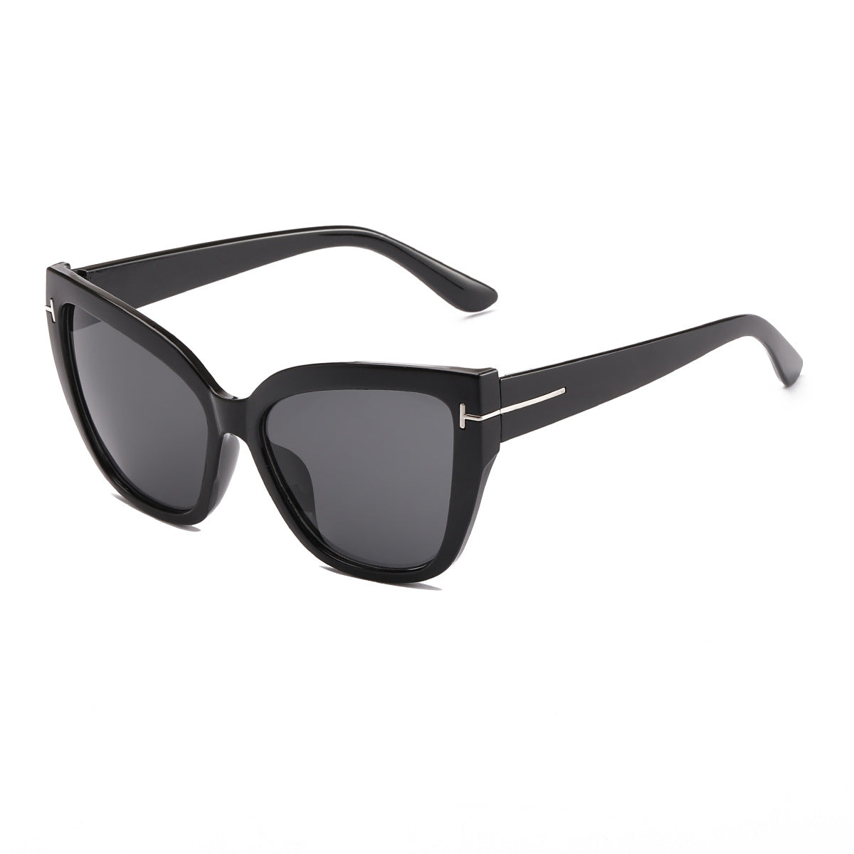 Damen Cat-Eye Sonnenbrille mit modischem Strukturrahmen Brehn
