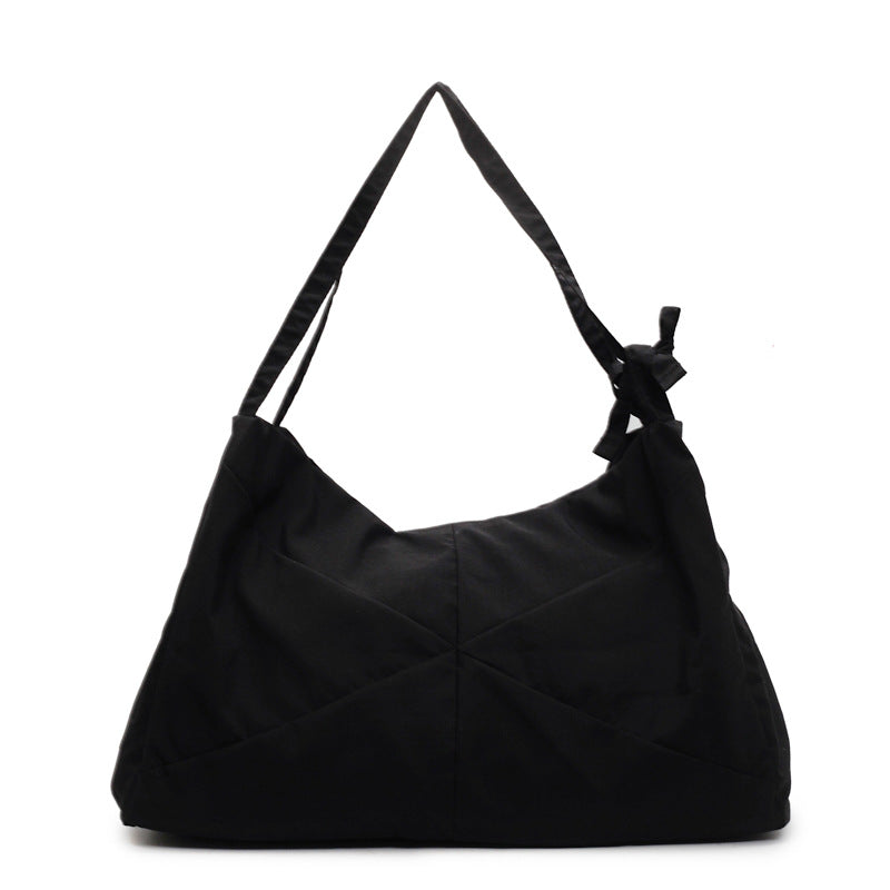 Texturiertes Stoff Schulter Hobo Bag Brehn