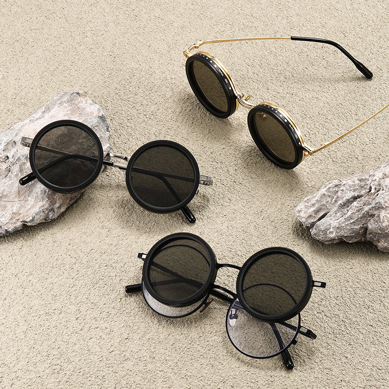 Damen multifunktionale Sonnenbrille mit abnehmbaren Gläsern Brehn