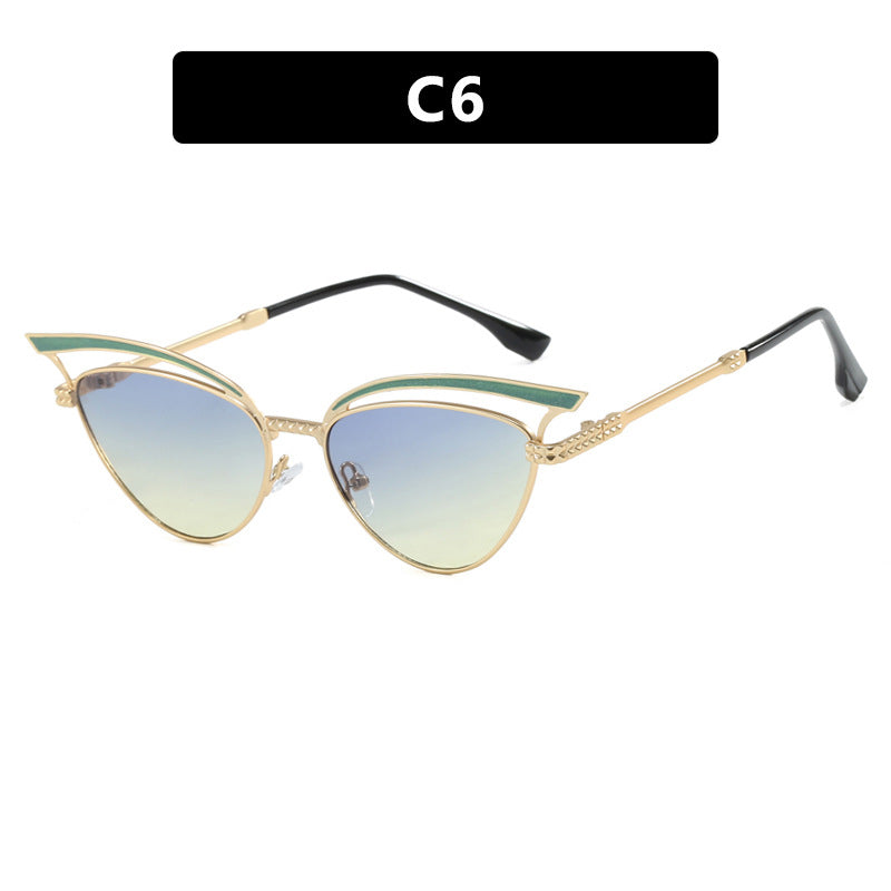 Damen Cat-Eye Brille mit filigranem Designelement Brehn