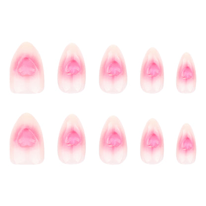 Kunstvolle Nagelverlängerungen mit Rosendesign Brehn