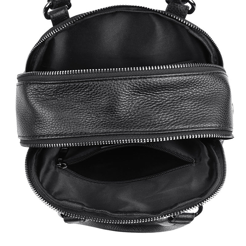 Multifunktionale Lederhandtasche Brehn