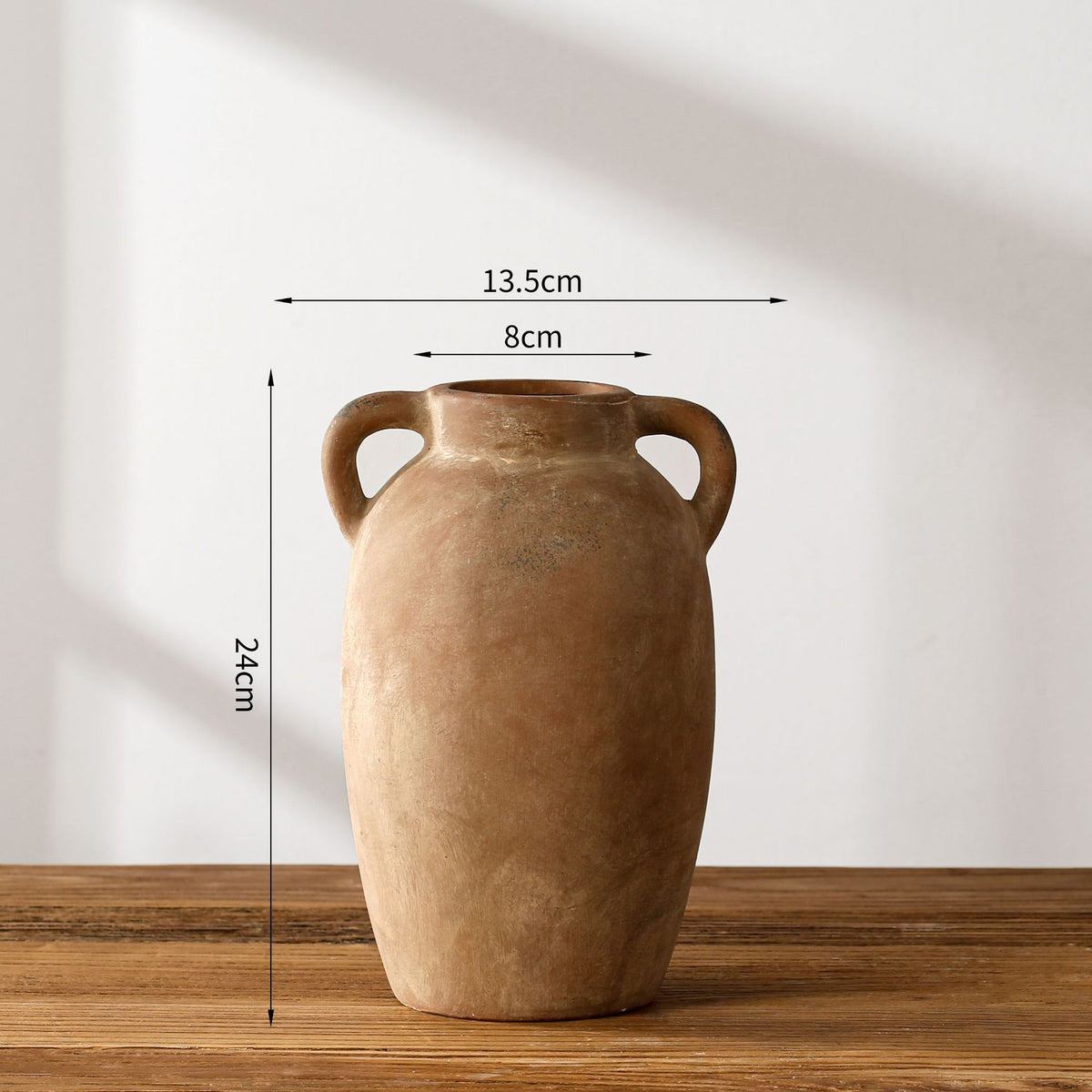 Rustikale Terrakotta Vase Brehn