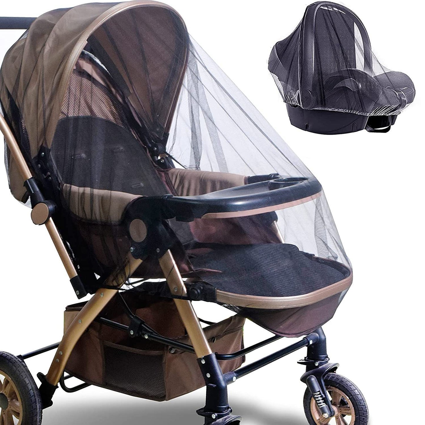 Premium Kinderwagen Mückennetz Brehn