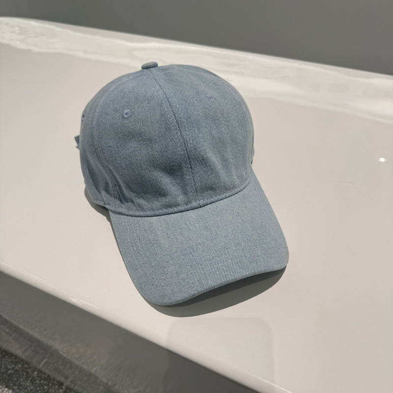 Damen klassische verstellbare Denim Baseballmütze Brehn