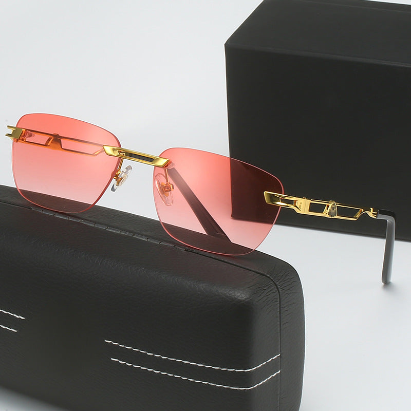 Damen Designer Sonnenbrille mit elegantem Metallrahmen Brehn