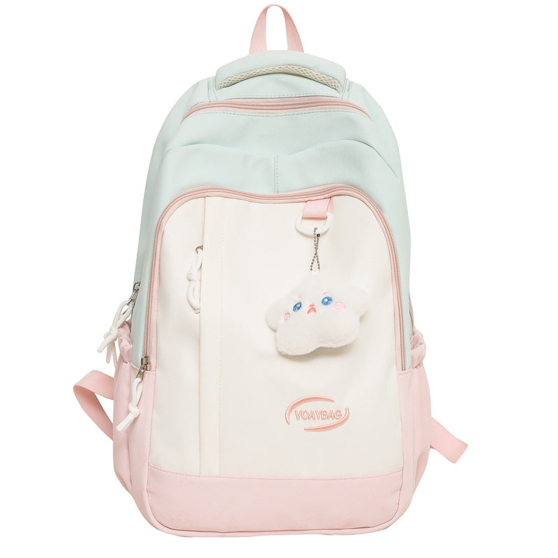 Trendy Mehrfachtaschen Schulrucksack Brehn