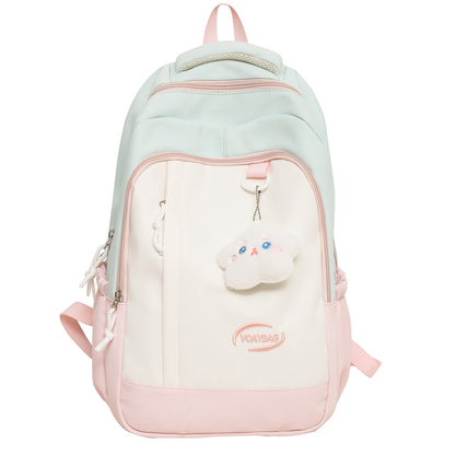 Trendy Mehrfachtaschen Schulrucksack Brehn
