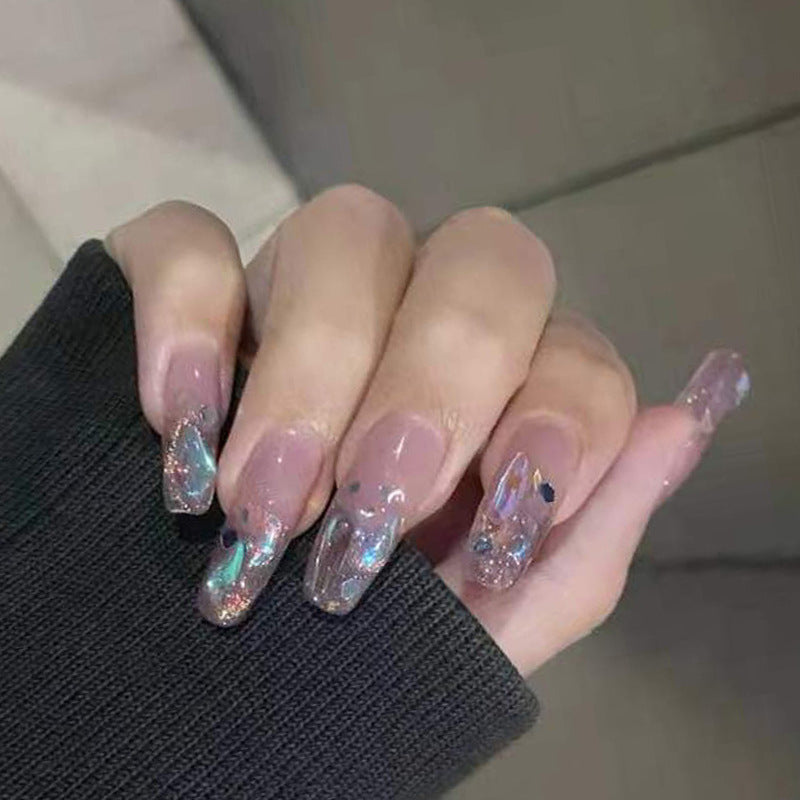 Premium Glitter Gel Press-On Nägel Brehn