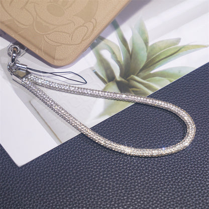 Glänzender Strass-Handy-Lanyard-Halter Brehn