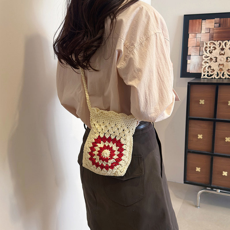 Boho Häkel Zugtasche