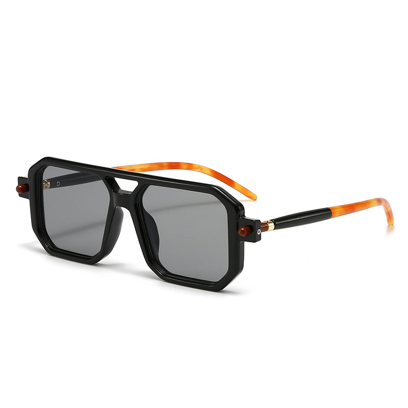 Damen oversized rechteckige Brille Brehn