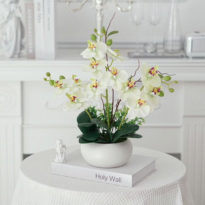 Realistische künstliche Orchideen Dekoration