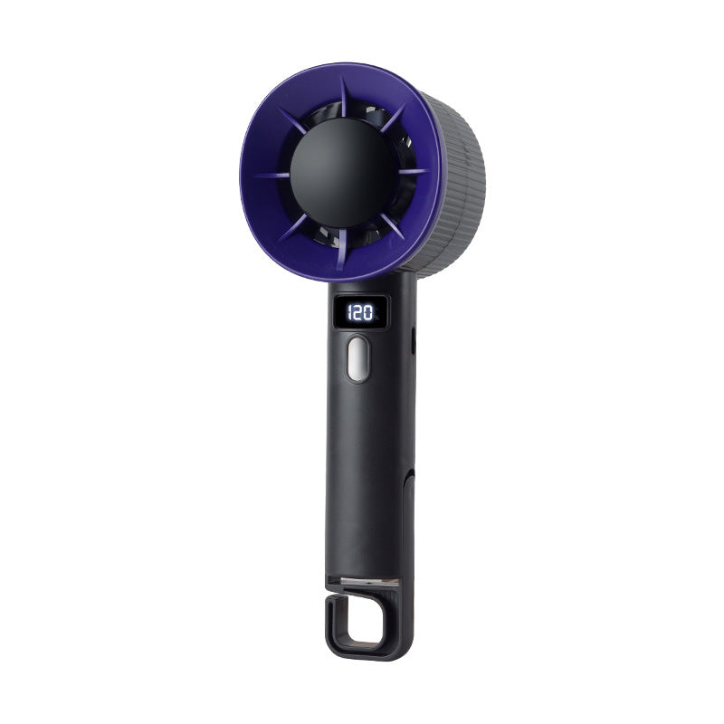 Unisex Tragbarer Handventilator mit LCD-Display und USB-Ladefunktion Brehn