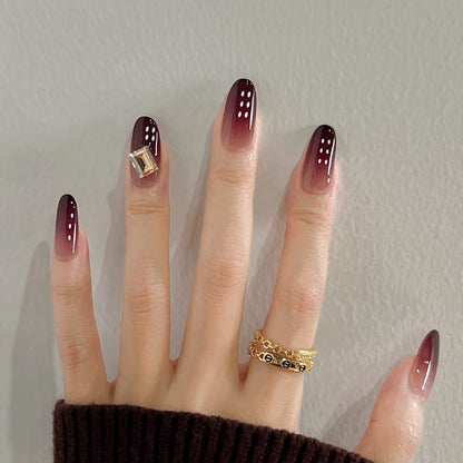 Künstlerische Ombre Nagelkunst
