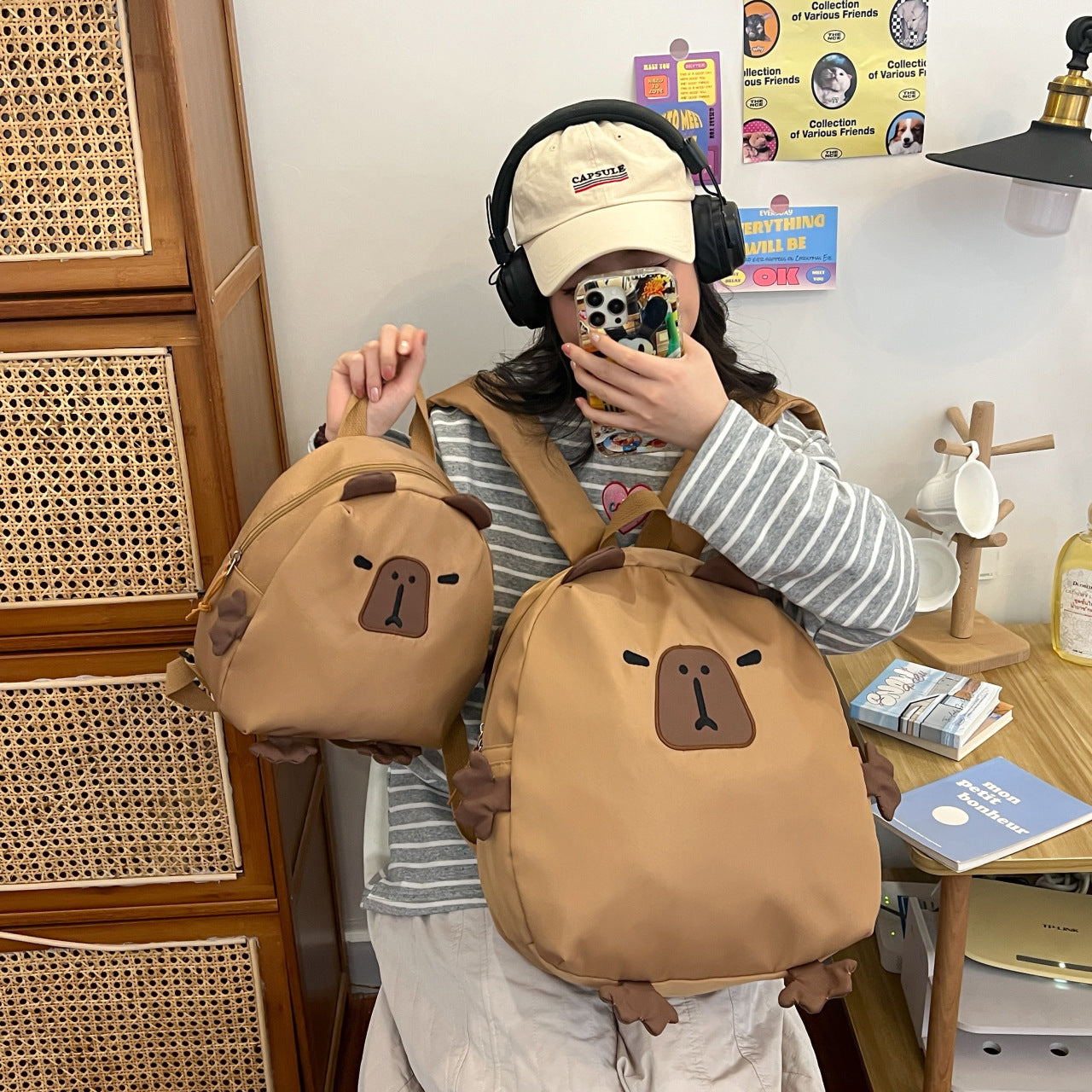 Rucksack Im Niedlichen Bärenmotiv Brehn