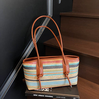 Stilvolle Gewebte Handtasche