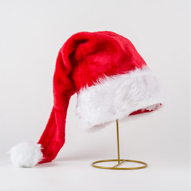 Leuchtende Weihnachtsmütze mit Plüschbesatz