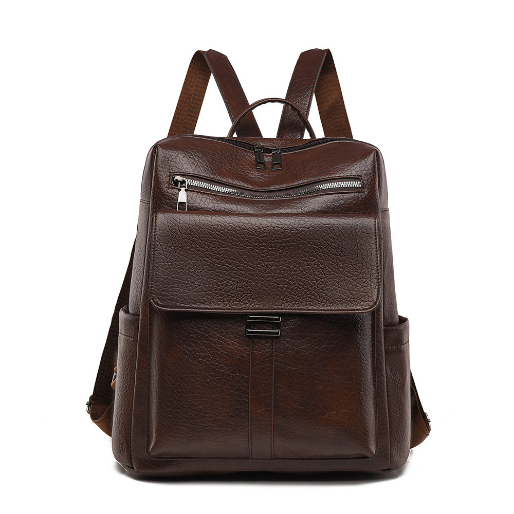 Vintage Leder Rucksack Brehn