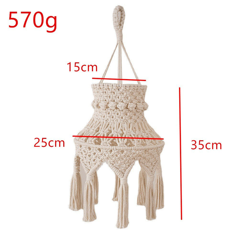 Macramé Hängelampe Schirm Brehn