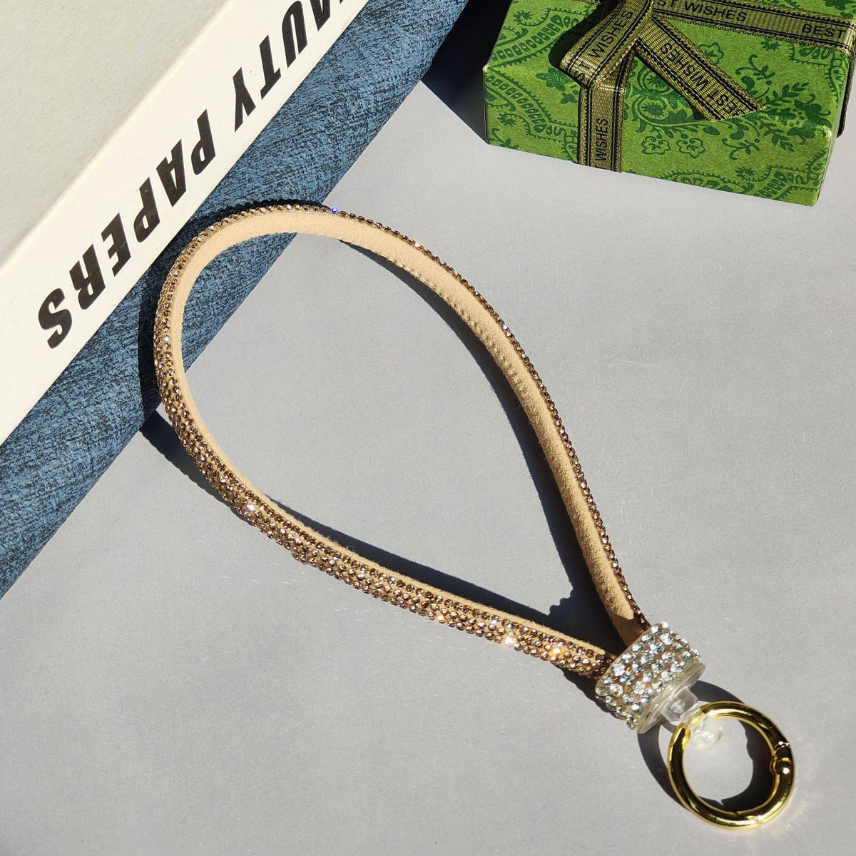 Glitzernder Strass-Handy-Lanyard Brehn