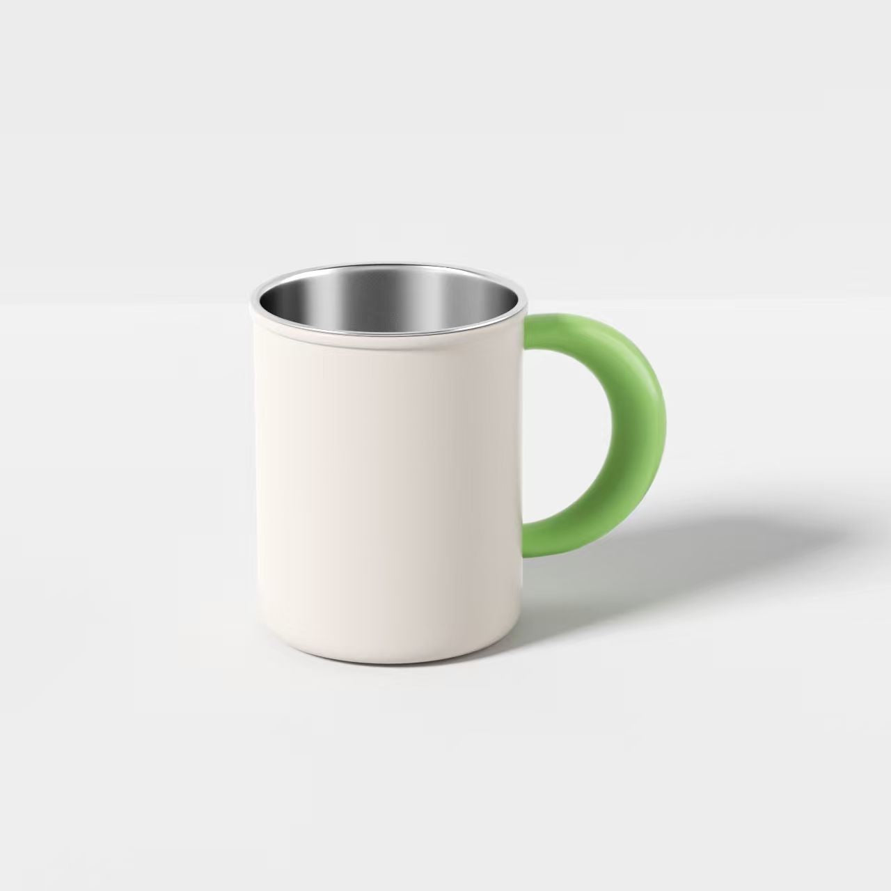 Edelstahl Kaffee- und Teetasse mit Ergonomischem Griff Brehn