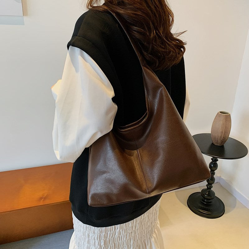 Zeitgenössische Leder Schultertasche Brehn