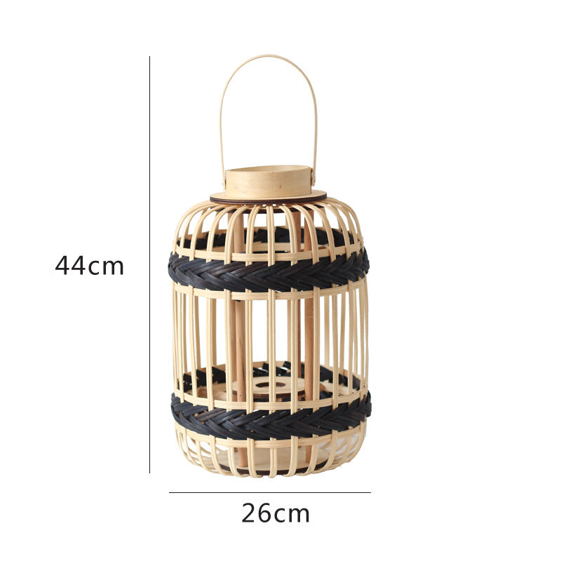 Dekorative Rattan-Laterne Brehn