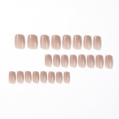 Glänzendes Nude-Gel-Nagel-Set Brehn