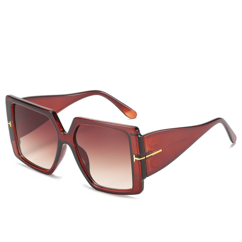 Einzigartige Oversized Geometrische Sonnenbrille Brehn