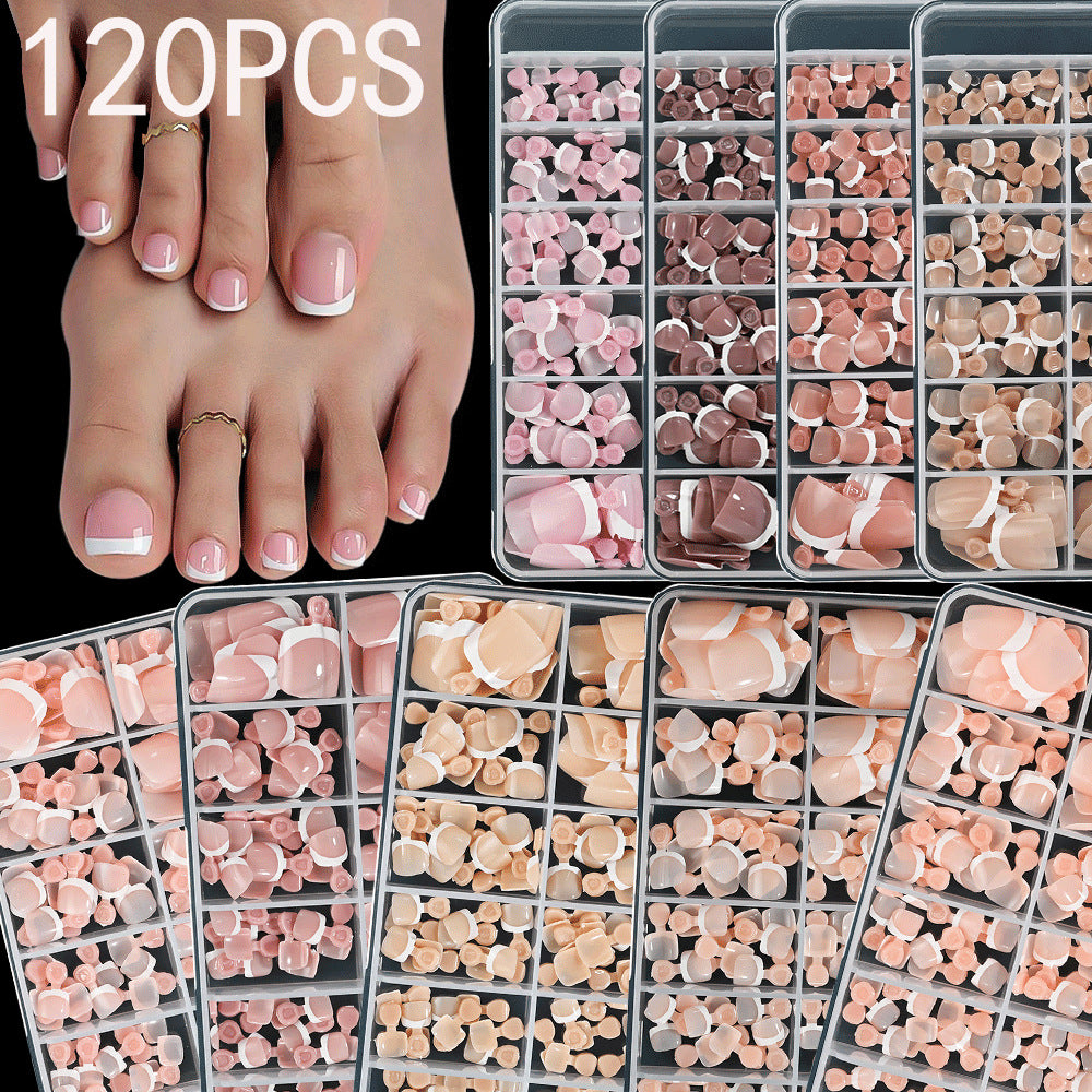 French Tip Gel Fußnagel Set Brehn