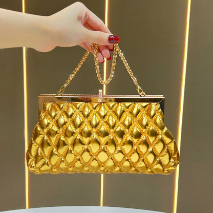 Elegante strukturierte Abendhandtasche