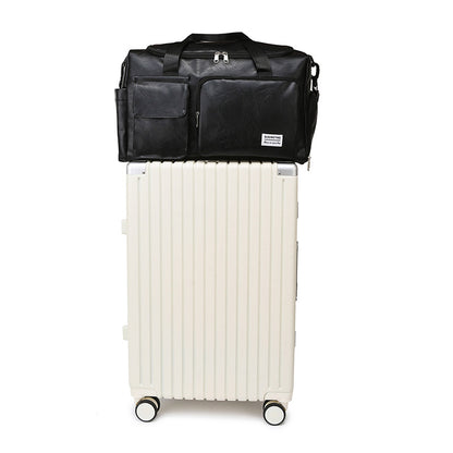 Haltbare Vintage-Leder-Reisetasche Brehn