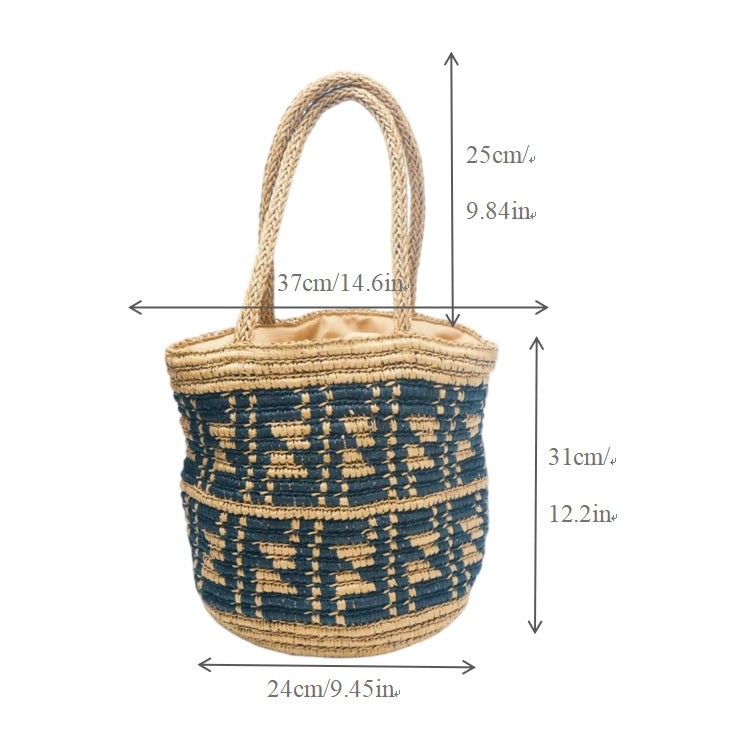 Handgefertigte Strandtasche Brehn