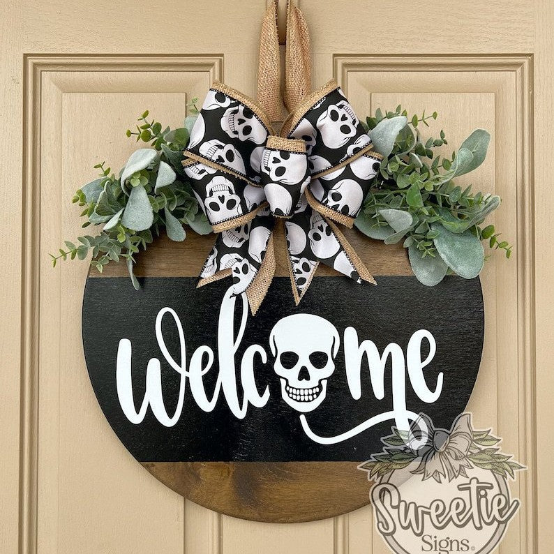 Halloween-Thema Willkommensschild
