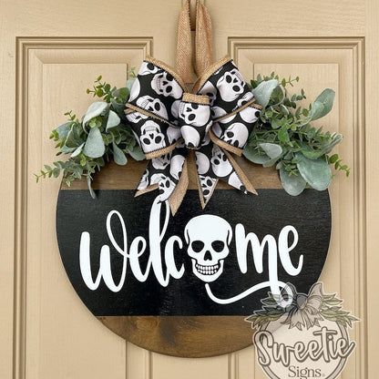 Halloween-Thema Willkommensschild
