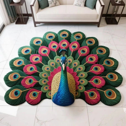 Pfau-Themen Künstlerisches Area Rug